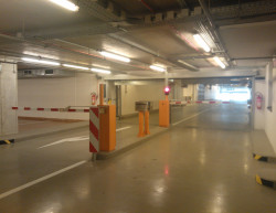 The completion of the entry to the underground garage - Siemensova Street, Prague