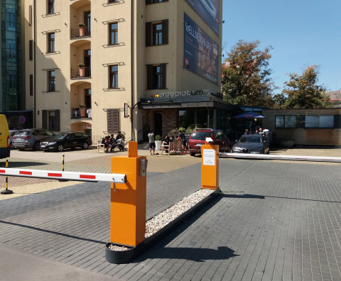 The completion of a hotel car park - Prague